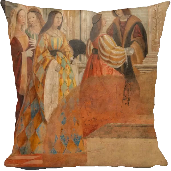 Meeting of the Betrothed Couple, 1517-08 (detached fresco)