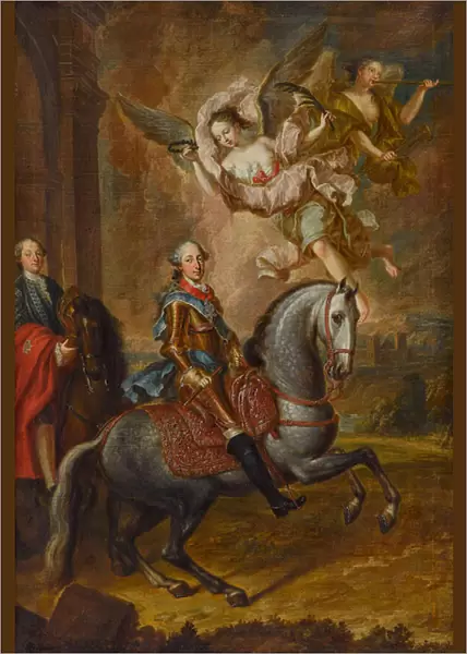 Maximilian III Joseph, Elector of Bavaria, on horseback (oil on canvas)