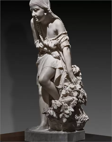 Portrait of Eugenia Bolognini (the Bolognina), 1851 (marble)