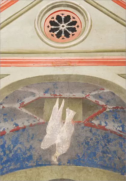 'The Pentecost', Detail of the dove, c. 1420 (fresco)