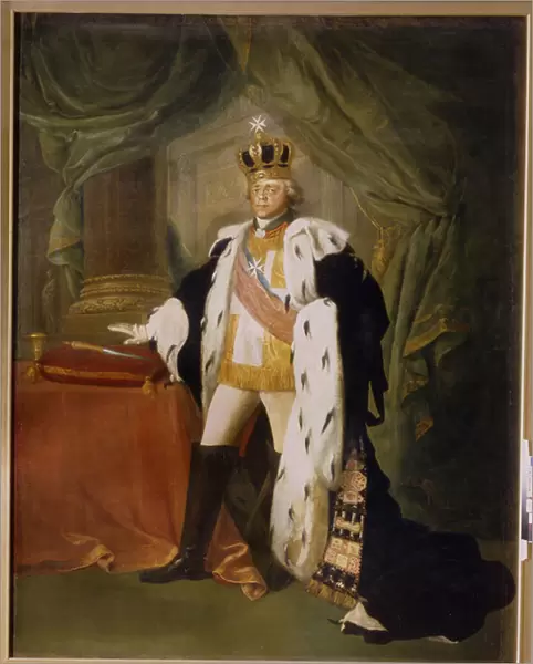 Portrait de l empereur Paul I de Russie (1754-1801), en tenue de chevalier de l ordre de Malte. (Portrait of the Emperor Paul I of Russia, in Dress of the Knight of the Maltese Order)