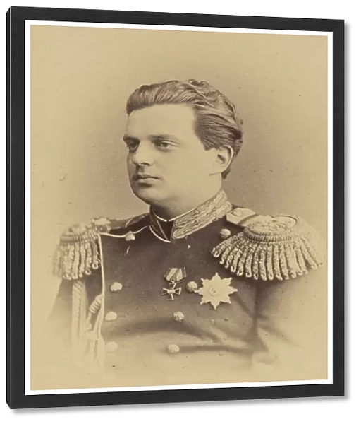 Vladimir Alexandrovitch de Russie - Portrait of Grand Duke Vladimir Alexandrovich of Russia (1847-1909), by Bergamasco, Charles (Karl) (1830-1896). Albumin Photo, ca 1865. Russian State Film and Photo Archive, Krasnogorsk