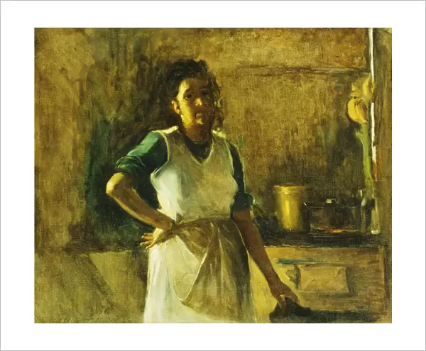 La Cocinera (oil on canvas)