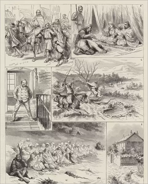 Incidents in the Daily Life of HH Hadj Abdeslam, Prince of Wazzam, Grand Shereef of Morocco (engraving)