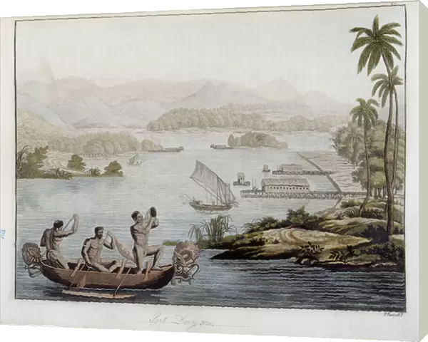 Port Dory (Port-Dory) (Papua New Guinea) - in 'The old and modern costume'by Ferrario, ed Milan, 1819-20