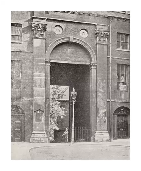 Essex Gate, Essex Street, London (b  /  w photo)