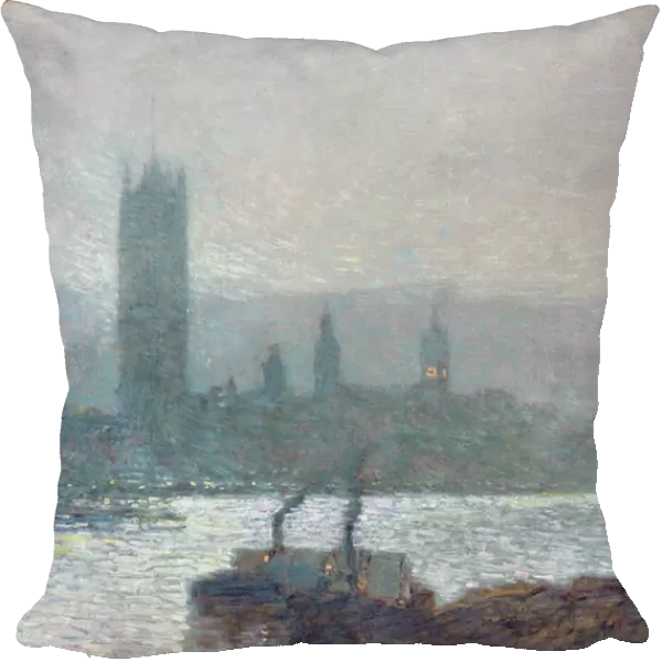 Houses of Parliament, Early Evening, 1898 (oil on canvas)