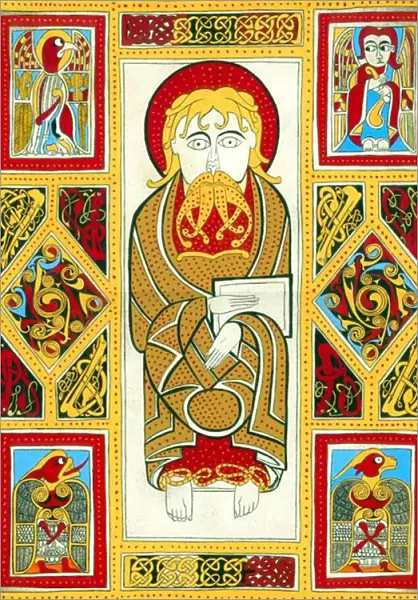 illustration from the The Book of Kells, 800 (illumination)