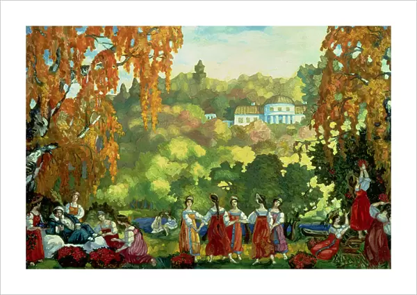 Summery Days in Early Autumn, 1916 (oil on canvas)