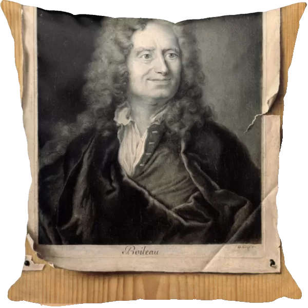 Portrait of Nicolas Boileau (1636-1711), 18th century (oil on canvas)
