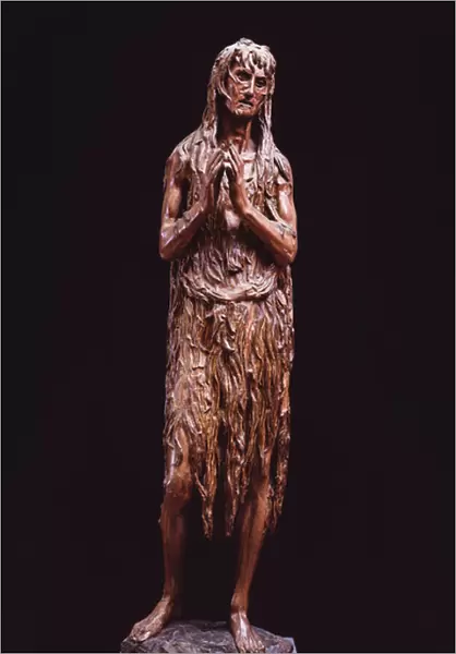 Penitent Magdalene, 1453-1455 (wooden statue)