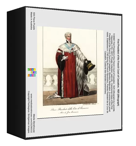 First President of the French Court of Cassation. 1825 (lithograph)