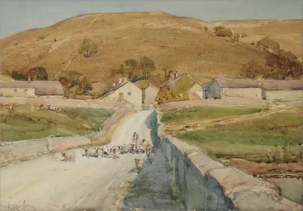 Coniston, Wharfedale, Yorkshire, 1914 (Watercolour)