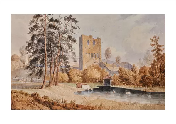 Great Buckland and St. Leonards Tower, West Malling, 1800-70 (Watercolour)
