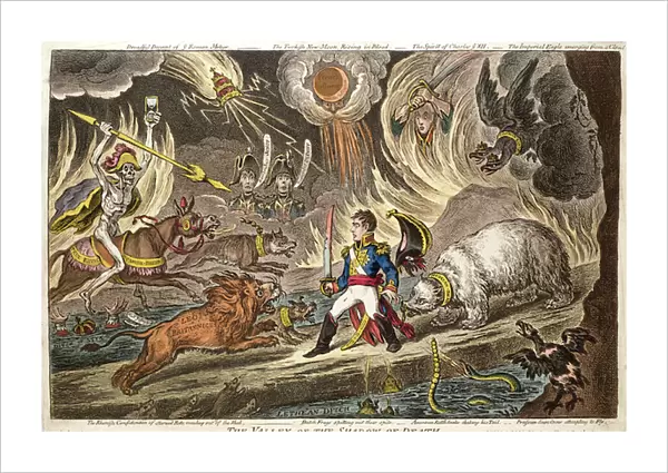 The Valley of the Shadow of Death by James Gillray, published 24 September 1808