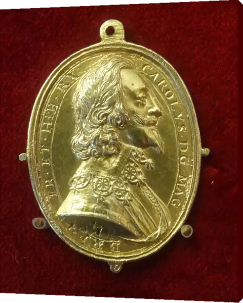 Portrait of King Charles I by Thomas Rawlins (metal)