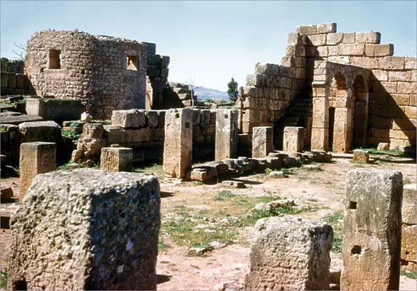 Ruins of the Christian Basilica (St Salsa) in Tipasa, Algeria, 1959 (photo)