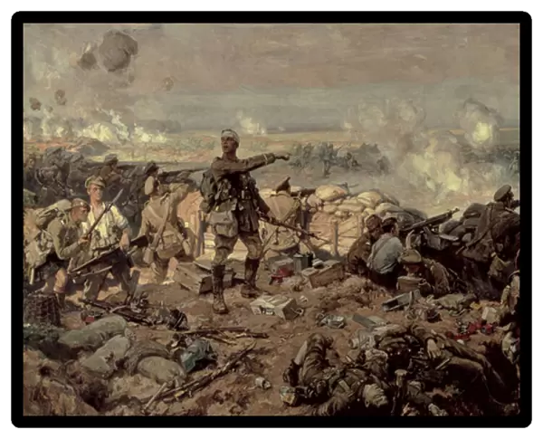 The Second Battle of Ypres, 1917 (oil on canvas)