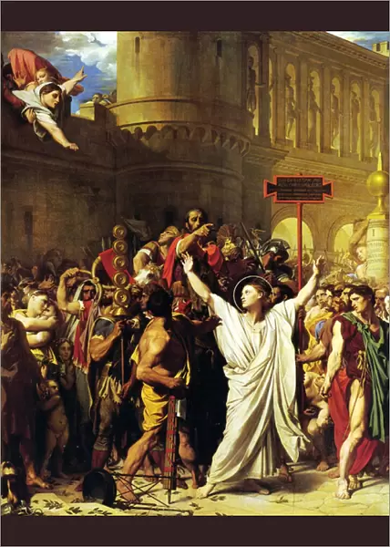 The Martyrdom of St. Symphorian, 1834 (oil on canvas)
