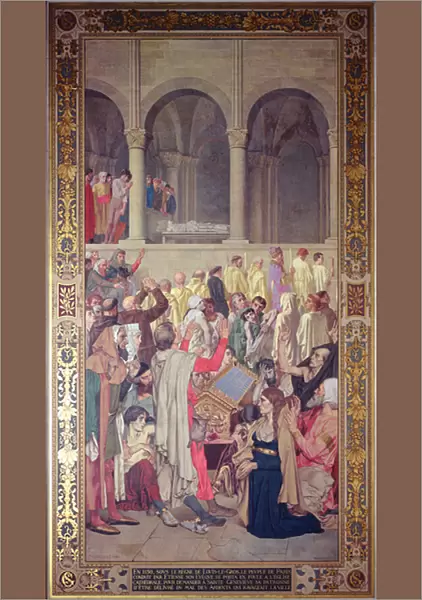 The Miracle of St. Genevieve, 1883 (mural)