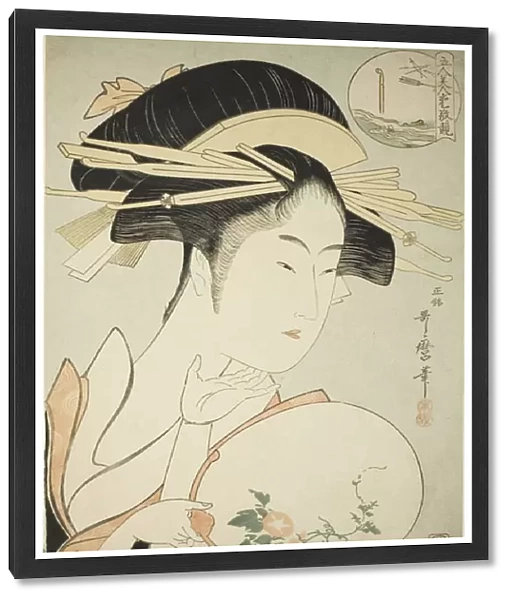 Kisegawa of the Matsubaya, c. 1795-96 (colour woodblock print; oban)