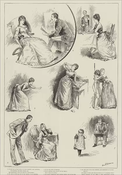 The Troubles of an Artists Wife (engraving)