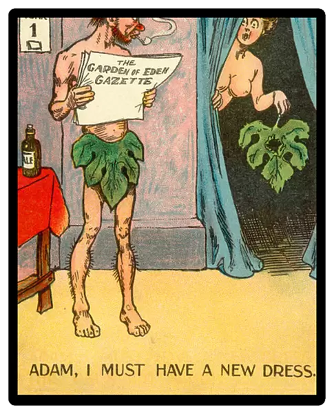 Adam, I must have a new dress (colour litho)