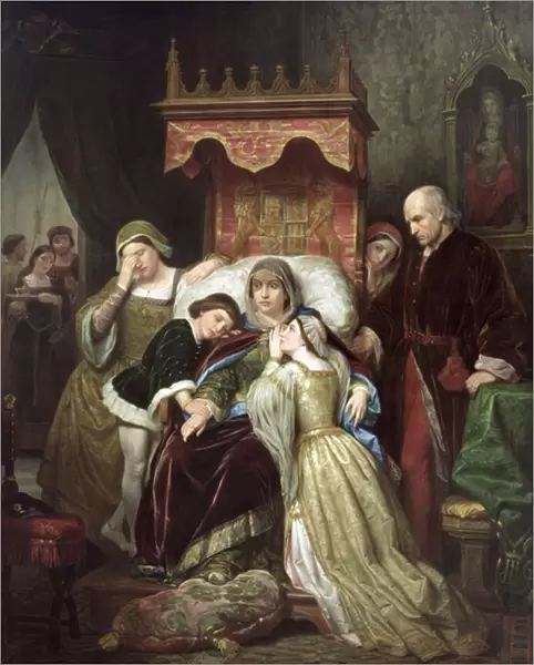 The Madness of Isabel of Portugal, c. 1855 (oil on canvas)