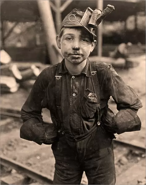 Young coal miner at Turkey Knob Mine, West Virginia. 1908 (photo)