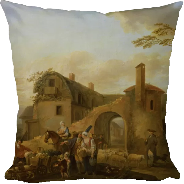 Four hours of the day: Morning, 1774 (oil on canvas)