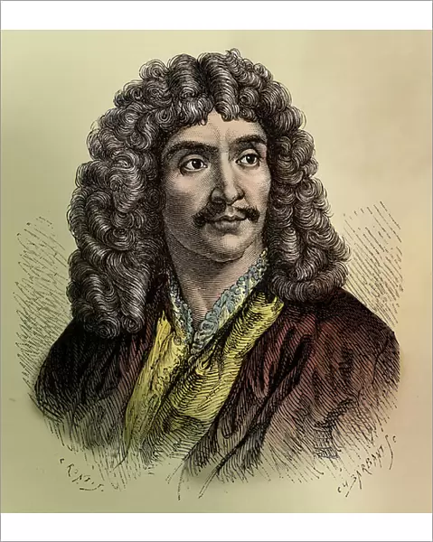 Moliere, 19th century (engraving)