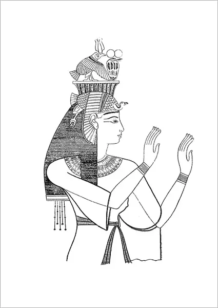 Queen Tala, wife of Pharaoh Amenhotep III 18th Dynasty, Egypt, history of fashion
