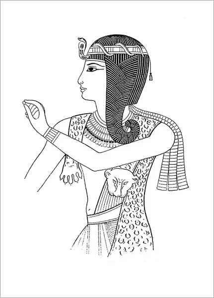 Pharaoh Ramesses II 19th Dynasty, Egypt, here with uraeus snake, history of fashion