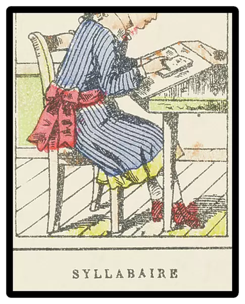S: Syllabary, 1890 (illustration)