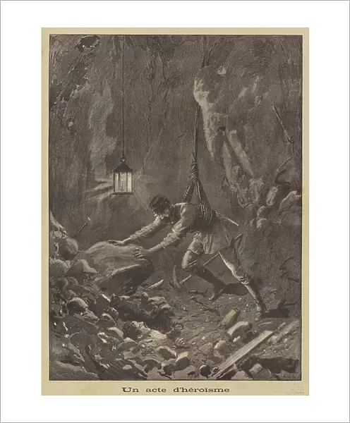 An act of heroism (litho)