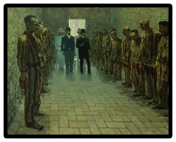 The prison of Portoferraio, Elba Island, 1896 (oil on canvas)