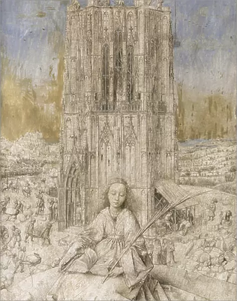 St. Barbara, 1427 (oil on panel)