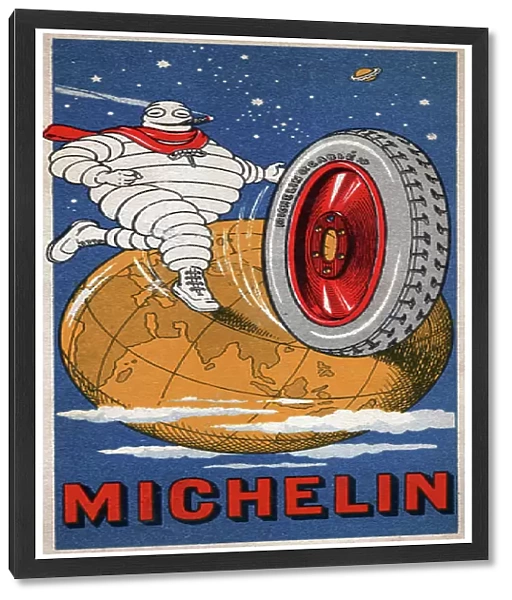 Michelin man. (illustration, circa 1930)