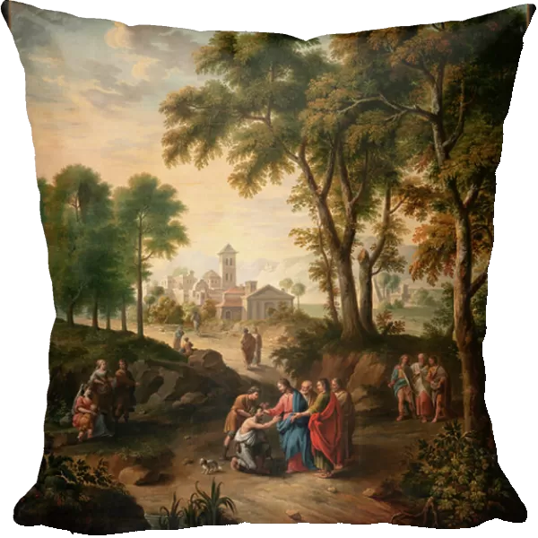 Healing of the Man Born Blind, 18th century (oil)