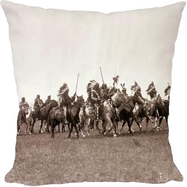 Brule Sioux War Party by Edward S. Curtis, c. 1907 (toned silver print)