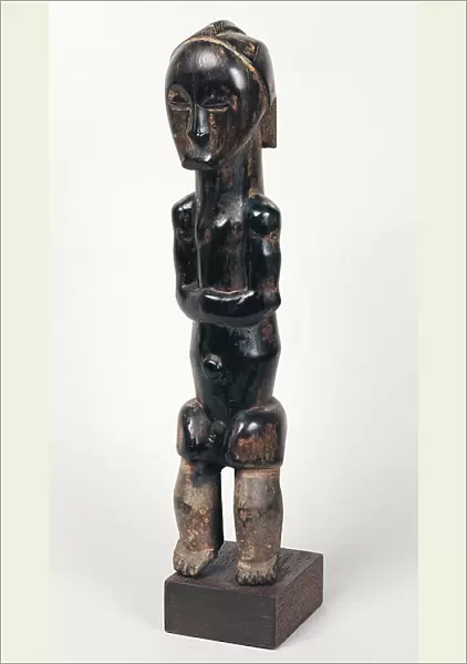Reliquary figure, Fang Population, Gabon, 19th-20th century (wood)