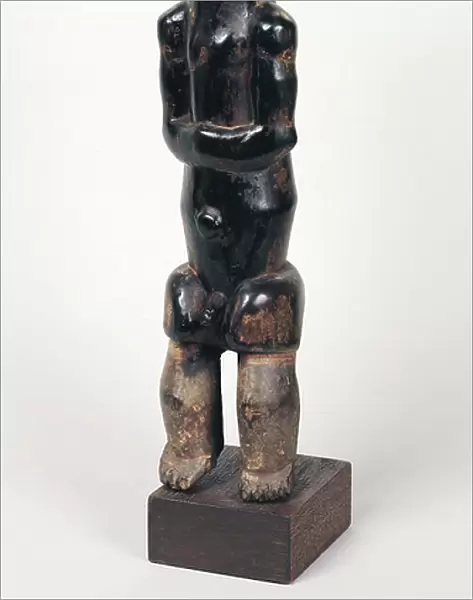 Reliquary figure, Fang Population, Gabon, 19th-20th century (wood)