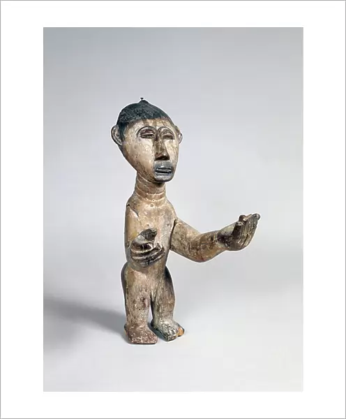 Ashanti male statue, Ghana, 18th-20th century (wood)