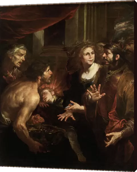 Servio Tullio with his hair on fire, 1640 (oil on canvas)