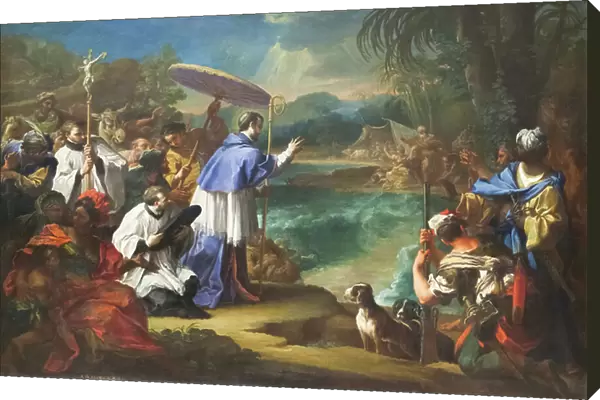 The Miracle of St Toribio, 1726 (oil on canvas)