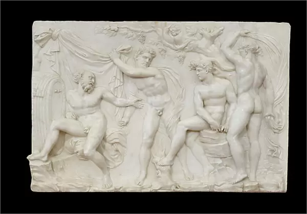 Drunkenness of Noah, 1530 circa (marble)