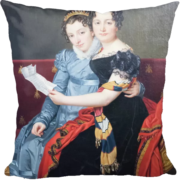 Zenaide and Charlotte Bonaparte, 1821, (oil on canvas)