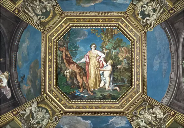 Ceiling fresco of Apollo and Muses, 1782-1787 (fresco)