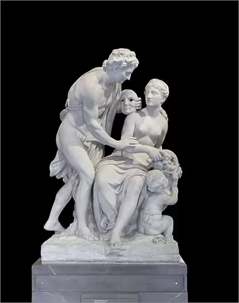 Vertumnus and Pomona, 1725, (marble)