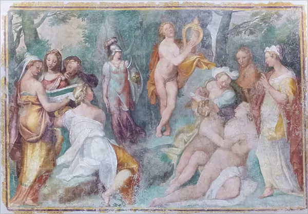 Parnassus, 1559 (detached fresco)